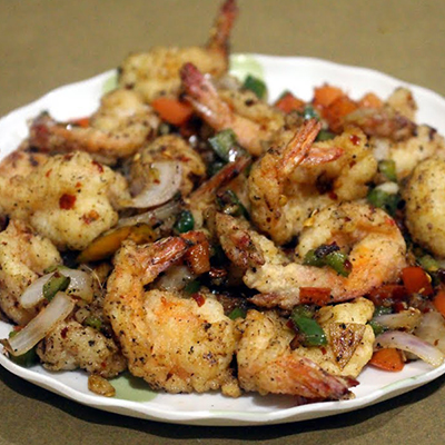 "Prawn Salt N Pepper (Tycoon Restaurant) - Click here to View more details about this Product